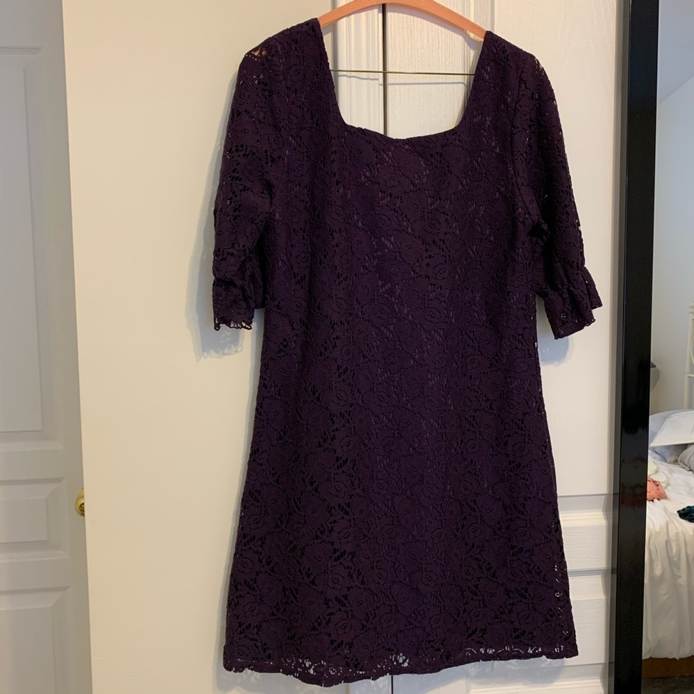 Purple Lace Dress